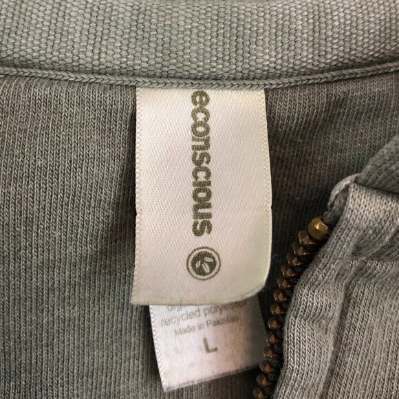 Econscious Gray Asheville Yoga Center Hoodie Size L - Picture 5 of 7